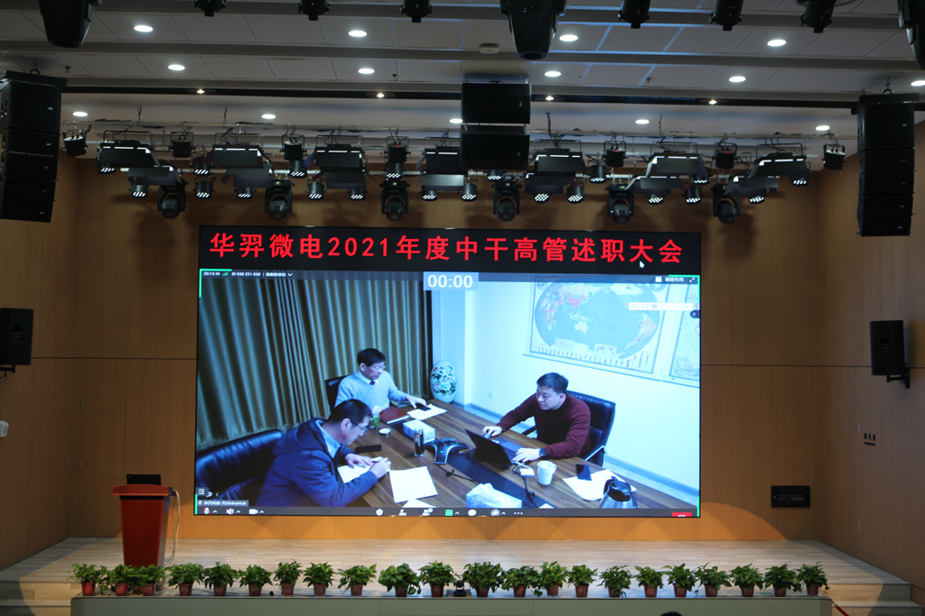 bb贝博微电召开中干高管述职会议