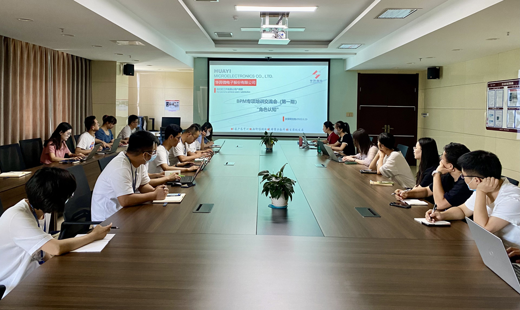 bb贝博微电召开首期BPM专项培训交流会