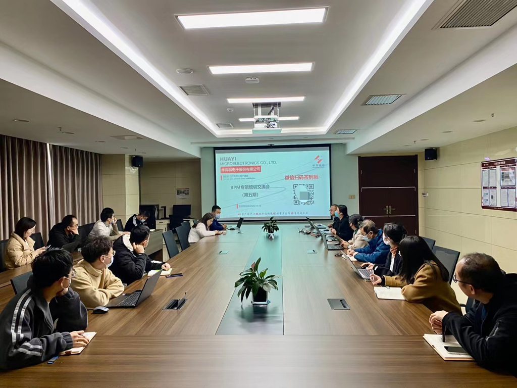 bb贝博微电召开第五期BPM专项培训交流会