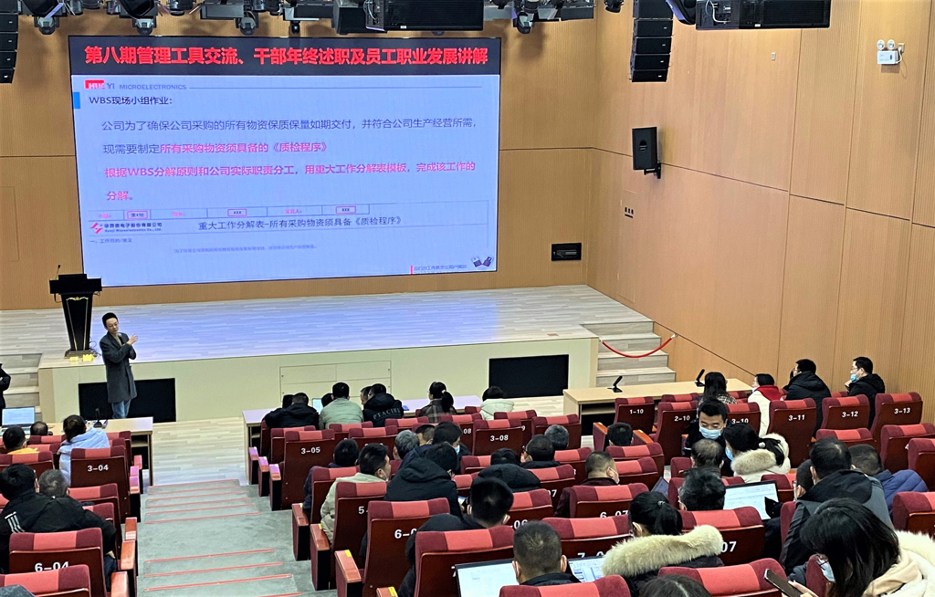 bb贝博微电开展管理工具实践交流会(第八期)&干部年终述职及员工职业发展讲解